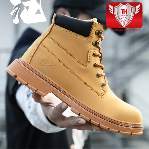 Giày Bảo Hộ Cao Cổ Chống Đinh Chống Dập Đế Chống Trượt VA15