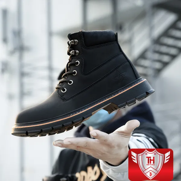 Giày Bảo Hộ Cao Cổ Chống Đinh Chống Dập Đế Chống Trượt VA15