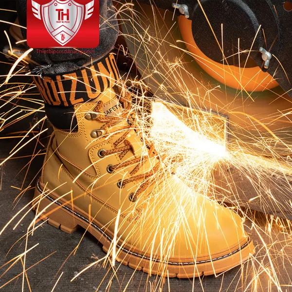 Giày Bảo Hộ Cao Cổ Chống Đinh Chống Dập Đế Chống Trượt VA15