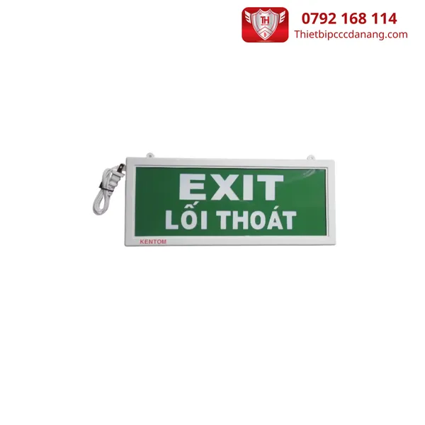 Đèn Exit Kentom 1 mặt KT-610 ( có tem kiểm định)