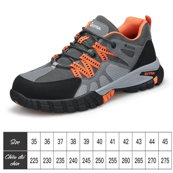 Giày Bảo Hộ Chống Đinh Nam Dáng Thể Thao Siêu Bền Chống Đinh Chống Va Đập VA08C