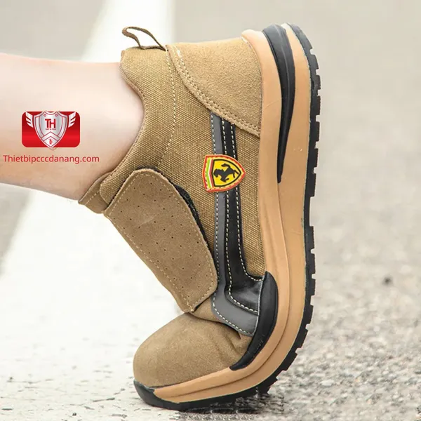 Giày bảo hộ cơ khí VA27 da bò thoáng khí, chống đâm xuyên, chống va đập cho nam và nữ