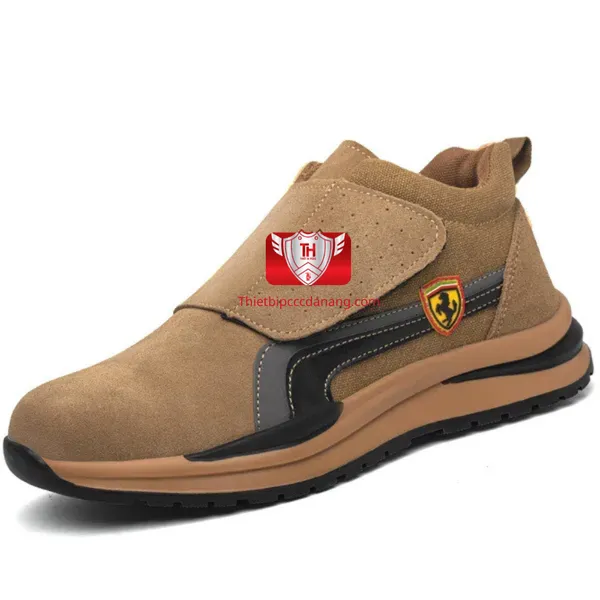 Giày bảo hộ cơ khí VA27 da bò thoáng khí, chống đâm xuyên, chống va đập cho nam và nữ