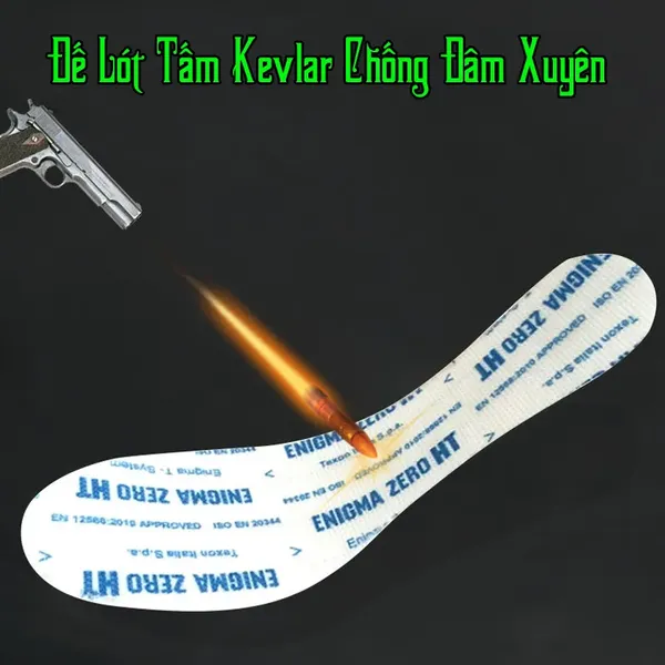 Giày Bảo Hộ Lao Động Mũi Thép Đế Kevlar Giảm Sốc VA13
