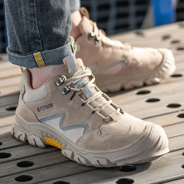 Giày Bảo Hộ Lao Động Da Bò Mũi Thép Chống Đập Chống Đâm Thủng Chống Trượt Chống Bỏng VA10