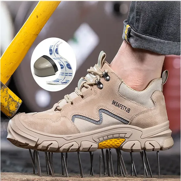 Giày Bảo Hộ Lao Động Da Bò Mũi Thép Chống Đập Chống Đâm Thủng Chống Trượt Chống Bỏng VA10