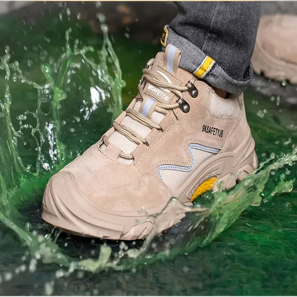 Giày Bảo Hộ Lao Động Da Bò Mũi Thép Chống Đập Chống Đâm Thủng Chống Trượt Chống Bỏng VA10