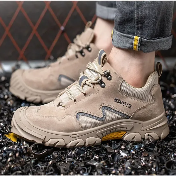 Giày Bảo Hộ Lao Động Da Bò Mũi Thép Chống Đập Chống Đâm Thủng Chống Trượt Chống Bỏng VA10