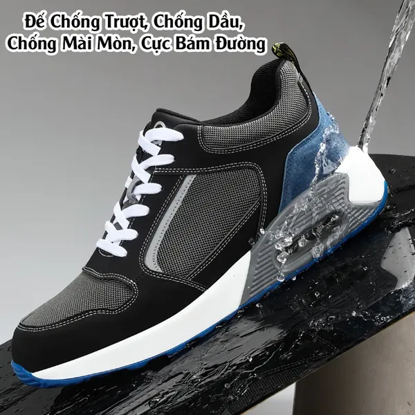 Giày Bảo Hộ Thời Trang Giá Rẻ Mũi Thép Chống Va Đập, Chống Đâm Xuyên VA06XD