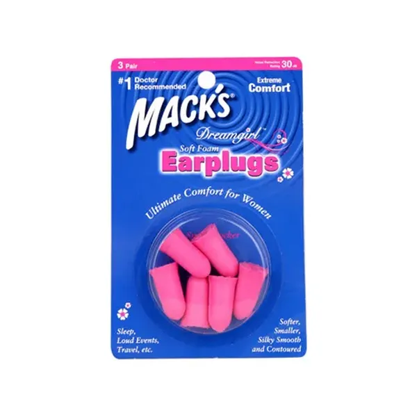 Nút tai chống ồn Mack's 3 cặp loại Dream Girl