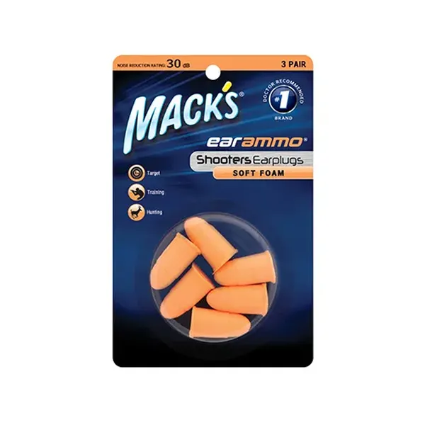 Nút tai chống ồn Mack's  3 cặp loại Ammo