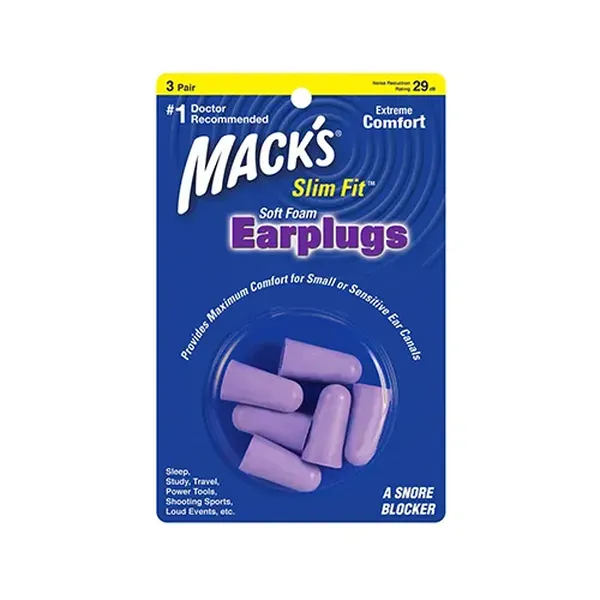 Nút tai chống ồn Mack's 3 cặp loại Slim Fit