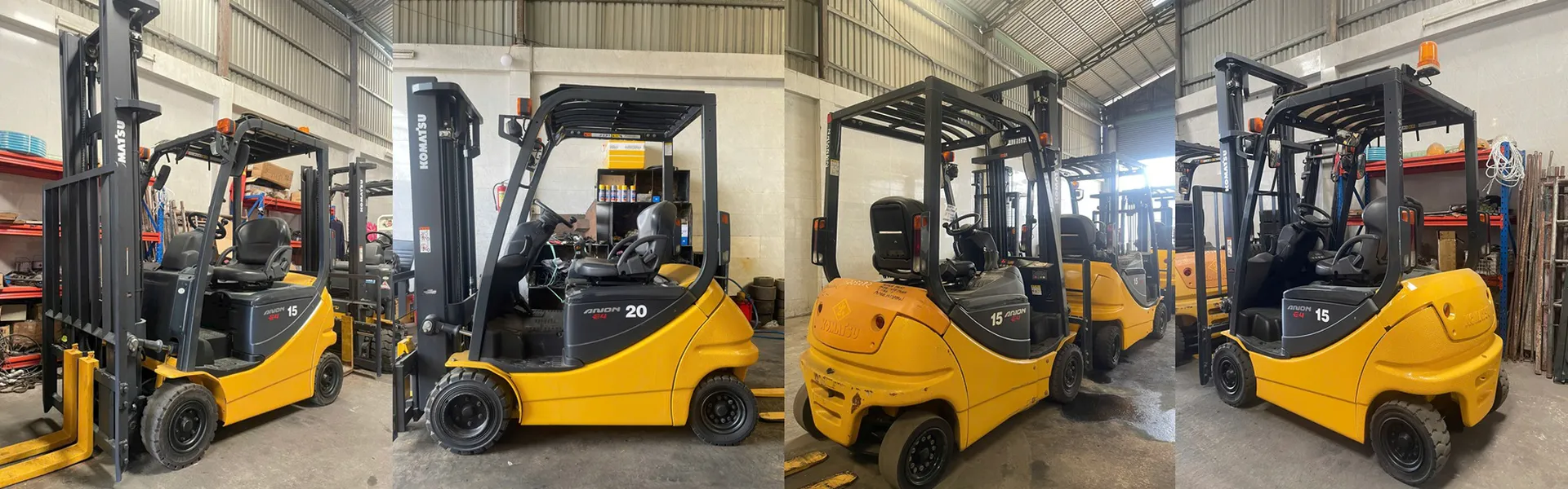 Xe nâng điện ngồi lái cũ