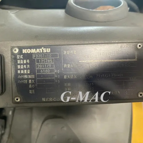 Xe nâng dầu Komatsu 3.5 tấn cũ 
