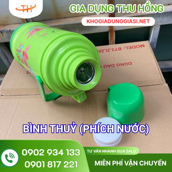 Bình thuỷ giữ nhiệt Bình thuỷ vỏ nhựa ruột thuỷ tinh