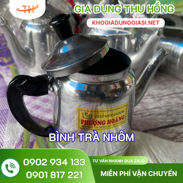 Bình trà nhôm Bình trà nhôm kiểu truyền thống
