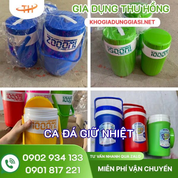 Ca đá nhiều size 1L - 1L5 - 2L Ca đá giữ nhiệt nhiều size lớn - nhỏ