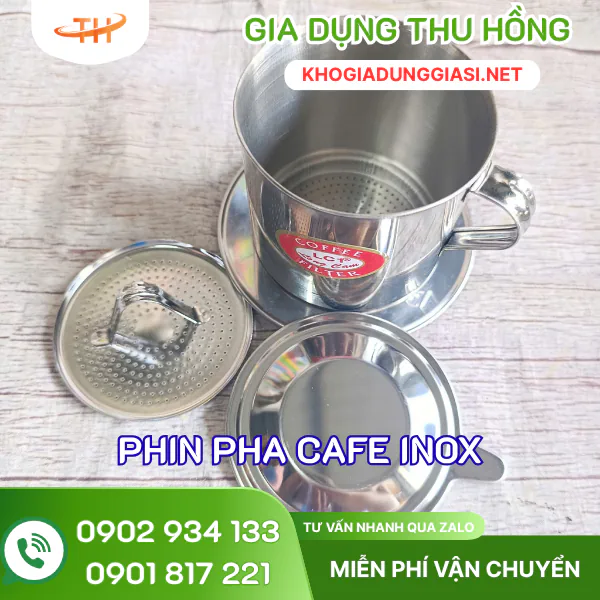 Cấu tạo của phin pha cà phê inox Cấu tạo của phin pha cà phê inox