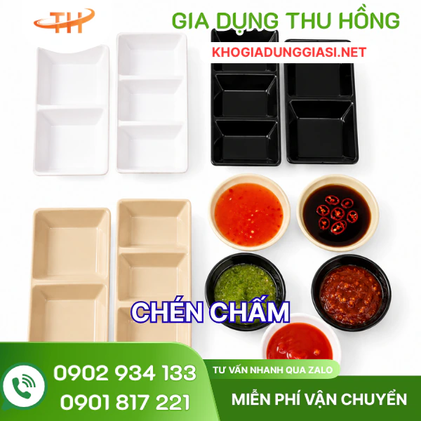 Chén chấm đủ loại Chén đựng nước chấm đủ loại tiện lợi