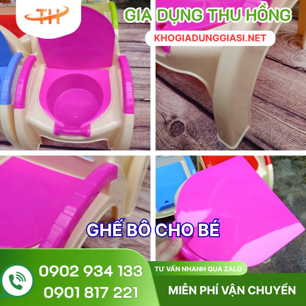 Ghế bô tập đi vệ sinh cho bé Chi tiết ghế bô cho bé đi vệ sinh