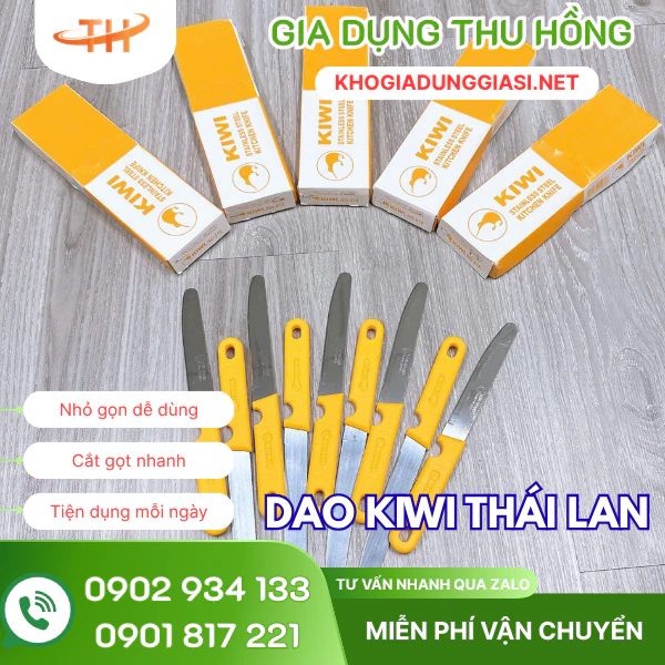 Nguồn sỉ dao gọt KIWI sẵn kho Thu Hồng Chuyên sỉ dao gọt hoa quả KIWI Thái Lan tại TPHCM