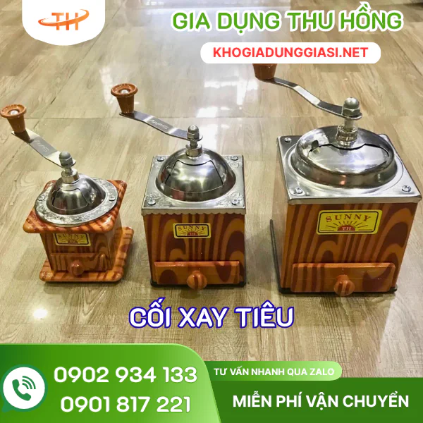 Cối xay tiêu nhiều kích cỡ Cối xay tiêu nhiều kích cỡ
