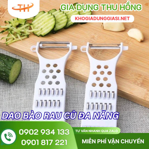 Dao bào rau củ cán nhựa đa năng Dao bào cán nhựa sơ chế rau củ nhanh chóng