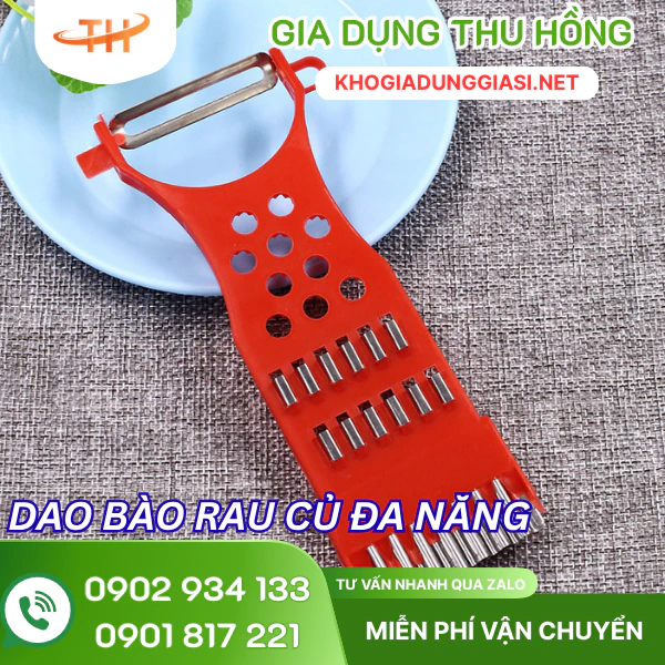 Dao bào rau củ cán nhựa đa năng Dao bào đa năng nhiều lưỡi cán nhựa