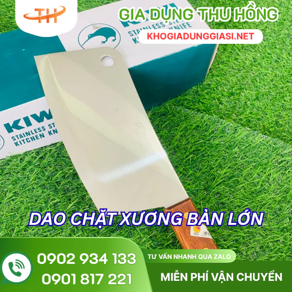 Dao chặt xương bản lớn Dao chặt xương lớn lưỡi thép