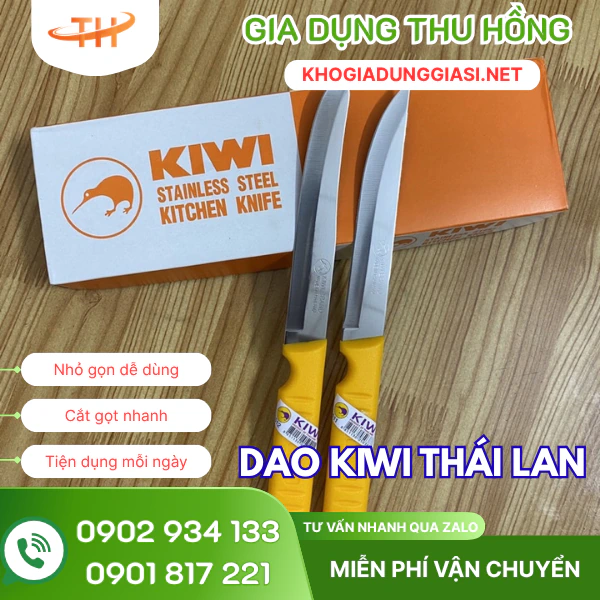 Dao gọt hoa quả KIWI Thái Lan cán nhựa Dao gọt hoa quả KIWI Thái Lan cán nhựa