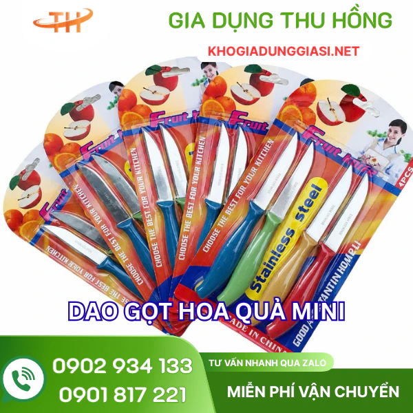 Dao gọt trái cây mini Dao gọt trái cây mini lưỡi thép