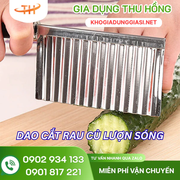 Dao răng cưa lượn sóng Dao răng cưa lượn sóng bản lớn 6cm