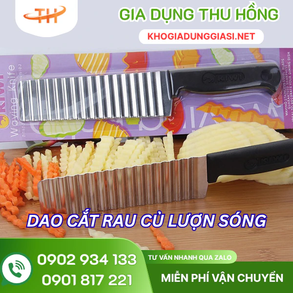 Dao răng cưa lượn sóng Dao răng cưa lượn sóng cắt rau củ quả
