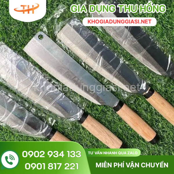 Dao thái thịt cán gỗ Dao thái thịt cán gỗ size 30 - 32 - 34cm