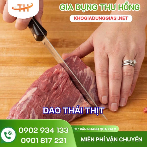 Làm bếp không thể thiếu dao thái thịt Dao thái thịt trợ thủ đặc lực cho nhà bếp