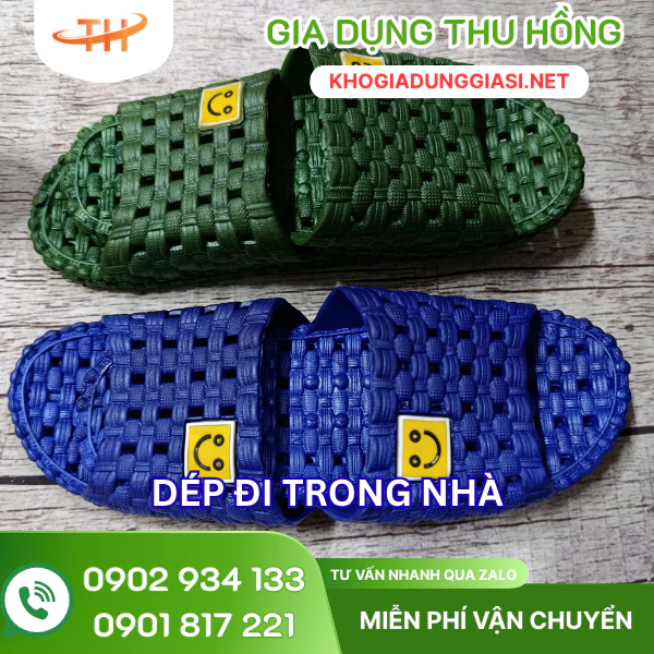 Dép đi trong nhà tắm Dép nhựa đi trong nhà tắm nhiều màu đẹp