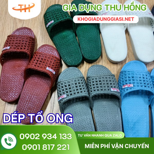 Dép tổ ong bella cho nữ Dép tổ ong Bella đế thấp cho nữ