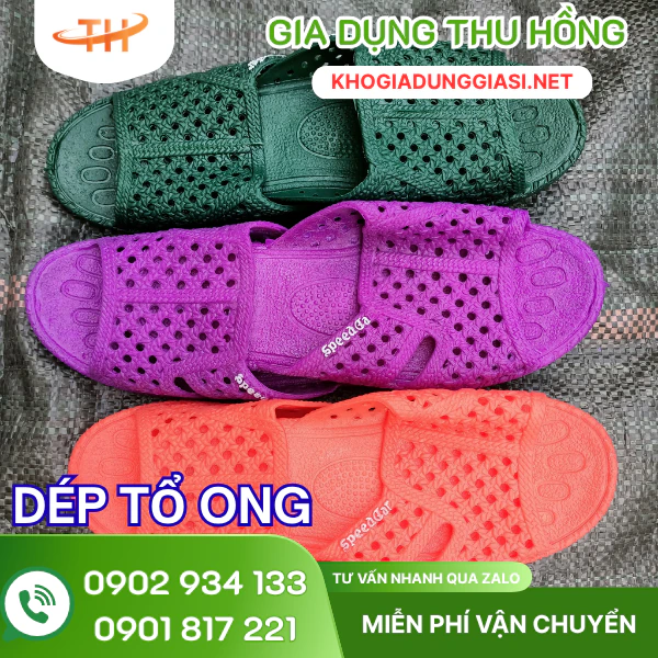 Dép tổ ong Dép tổ ong nhựa nam nữ và trẻ em