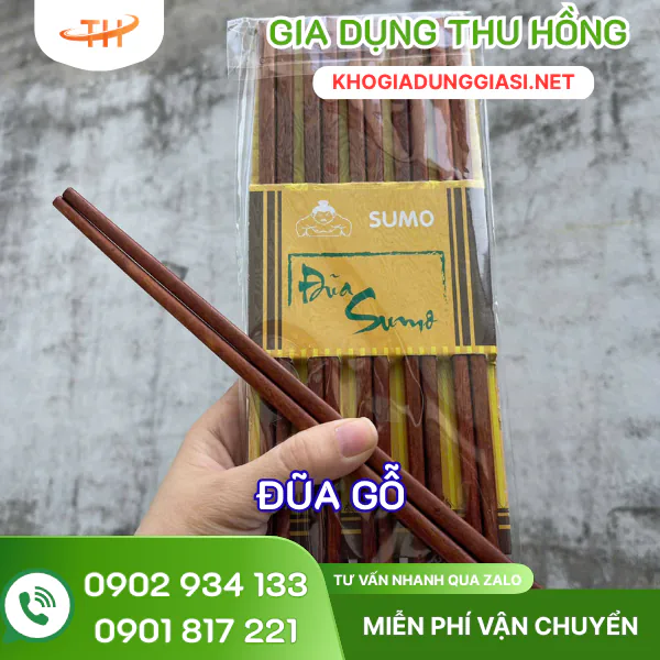 Đũa gỗ tự nhiên an toàn Đũa gỗ tự nhiên an toàn