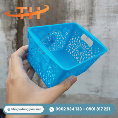 Giỏ nhựa chữ nhật mni chất lượng cao Giỏ nhựa chữ nhật mni chất lượng cao