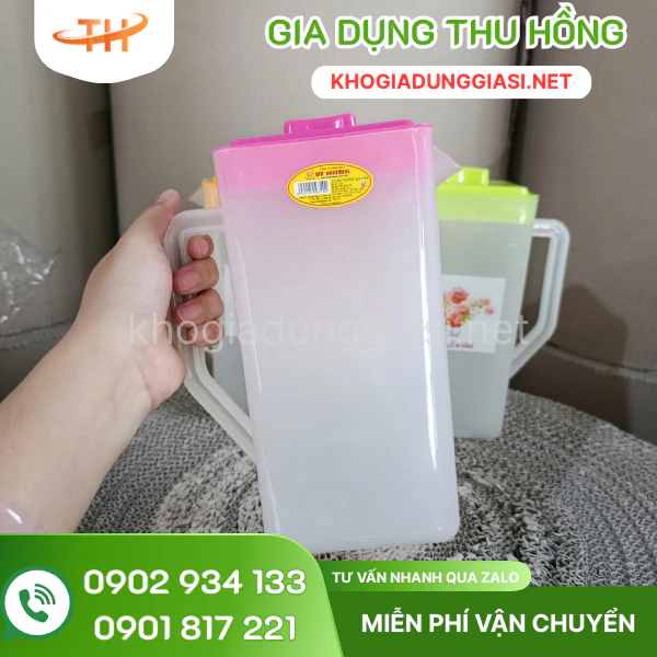Ca nhựa vuông 1L5 Giới thiệu ca nhựa vuông 1L5