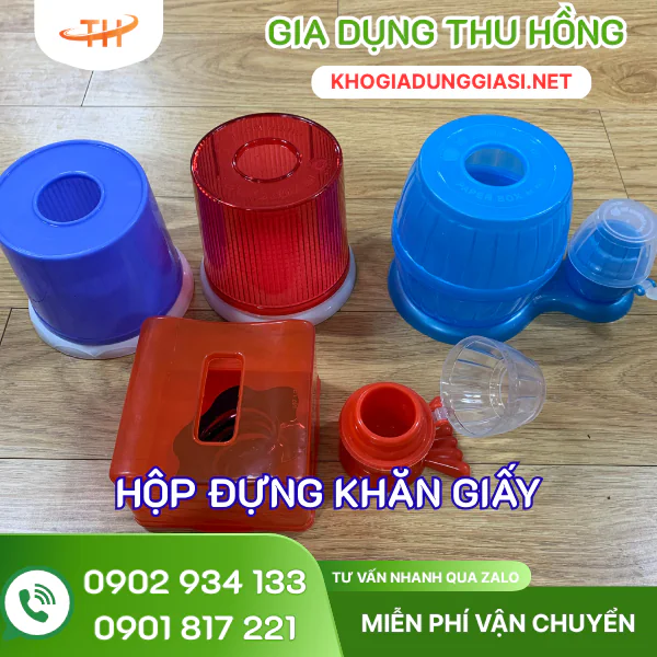 Hộp khăn giấy nhiều mẫu mã Hộp nhựa đựng khăn giấy đủ loại