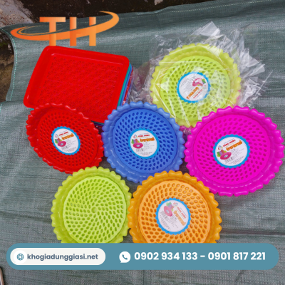 Khay ly úp nhựa hình tròn đa dạng màu sắc Khay ly úp nhựa hình tròn đa dạng màu sắc