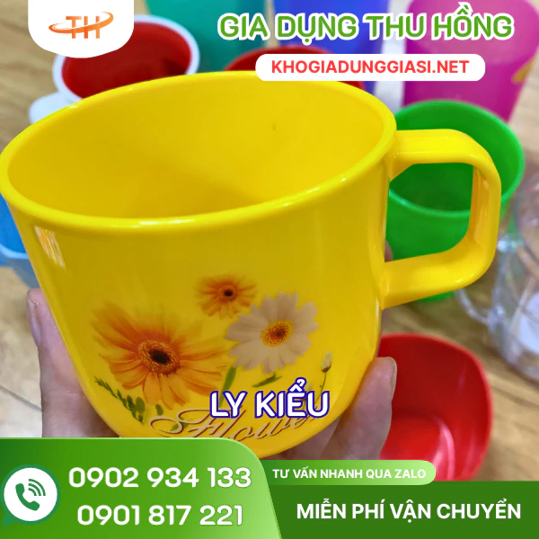 Ly nhựa kiểu Kho sỉ ly kiểu nhựa PP chính phẩm giá rẻ tại TPHCM