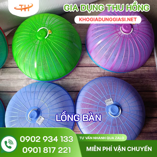 Lồng bàn đủ kích cỡ Lồng bàn đậy thức ăn nhiều kích cỡ