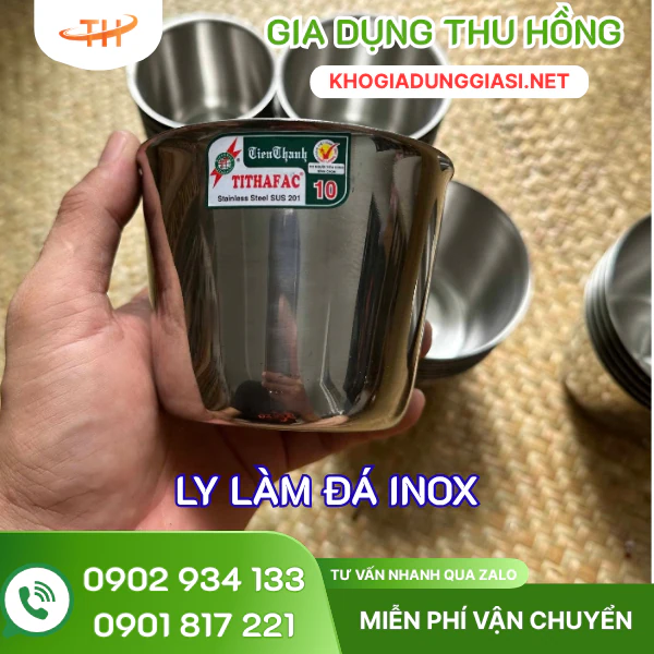 Ly làm đá inox Ly làm đá inox 304 cao cấp