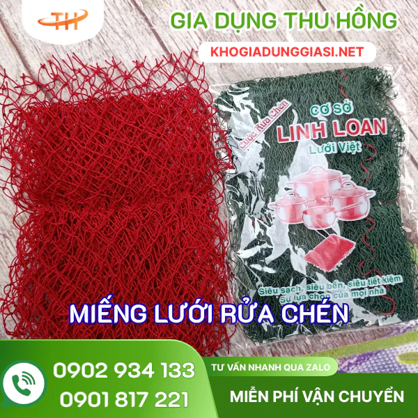 Miếng lưới rửa chén Miếng lưới rửa chén