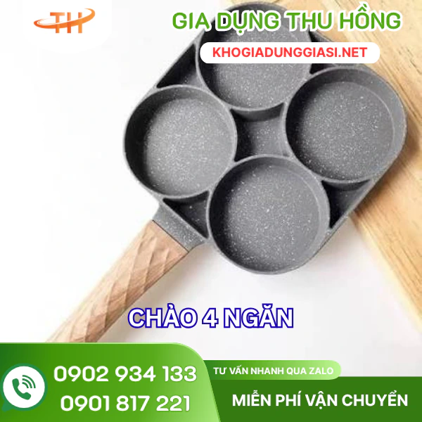 Chảo chống dính 4 ngăn Mua chảo chống dính 4 ngăn giá rẻ tại Thu Hồng