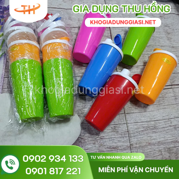 Ly nắp bật 500ml giá sỉ tận kho Thu Hồng Mua ly nước nắp bật 500ml giá sỉ rẻ tại kho gia dụng Thu Hồng