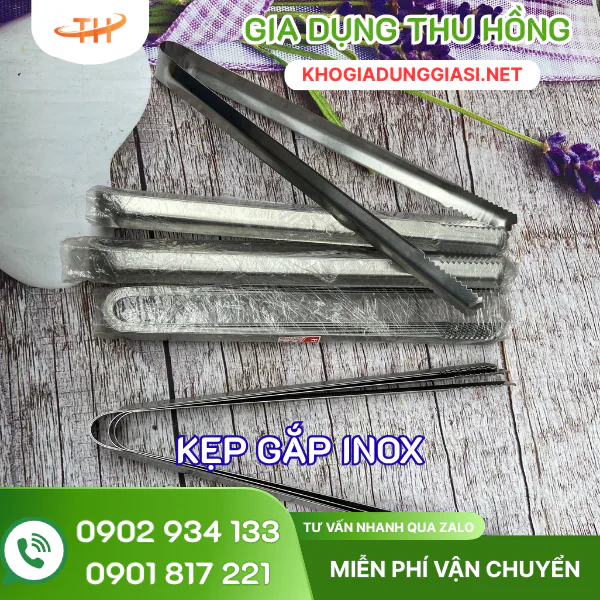 Mua sỉ kẹp gắp inox giá rẻ số lượng lớn tại Thu Hồng Mua sỉ kẹp gắp inox giá rẻ số lượng lớn tại Thu Hồng